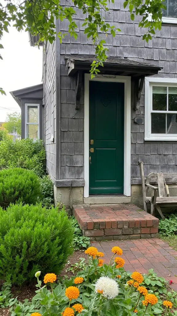 moss green rustic charm