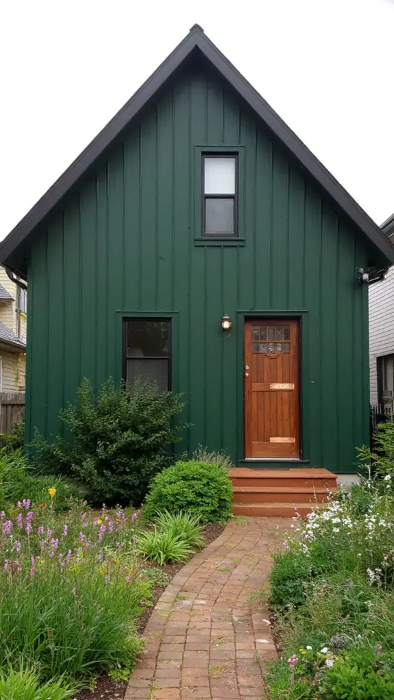 moss green with copper