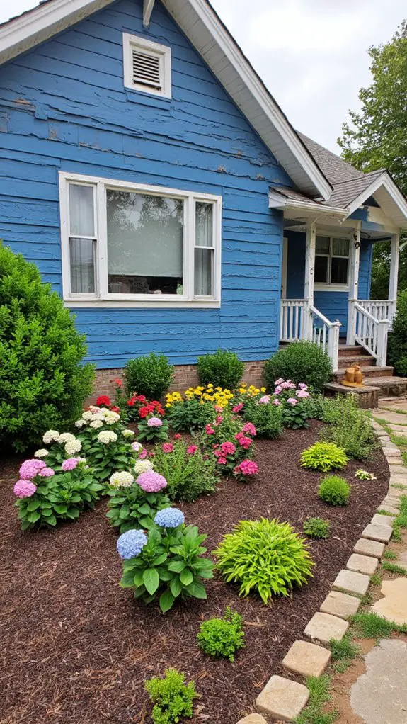 mulch enhances landscaping aesthetics