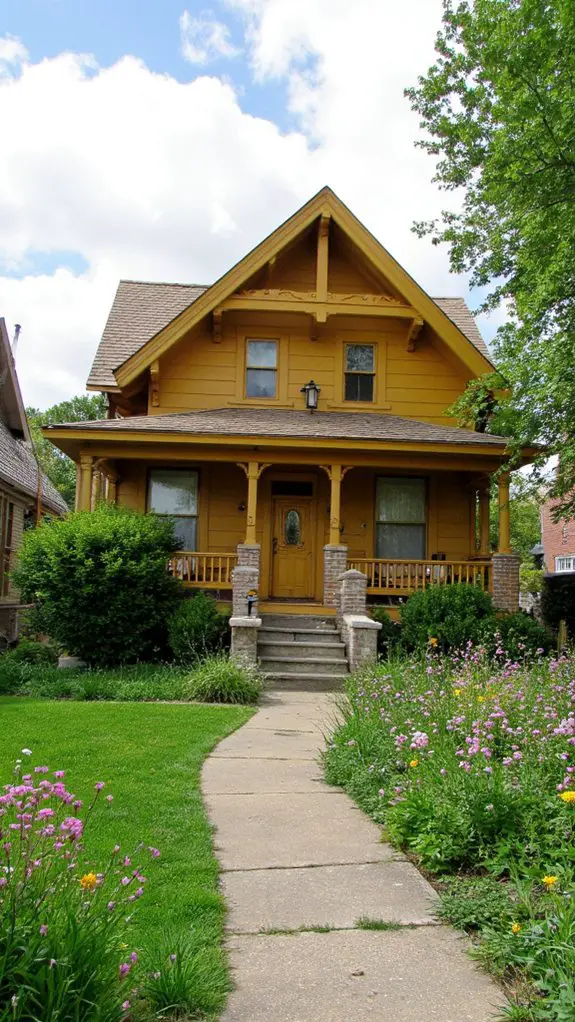 mustard yellow home warmth