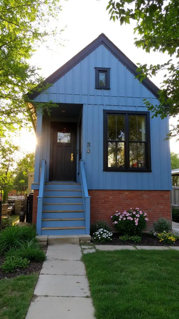 muted denim elegance and calmness