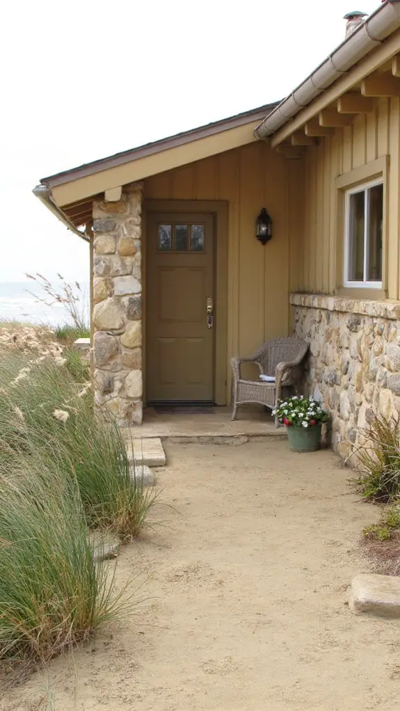 muted gold coastal elegance