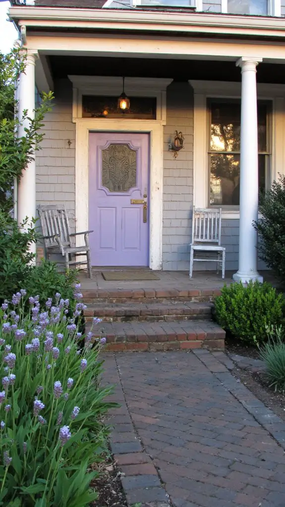 muted lavender enhances elegance