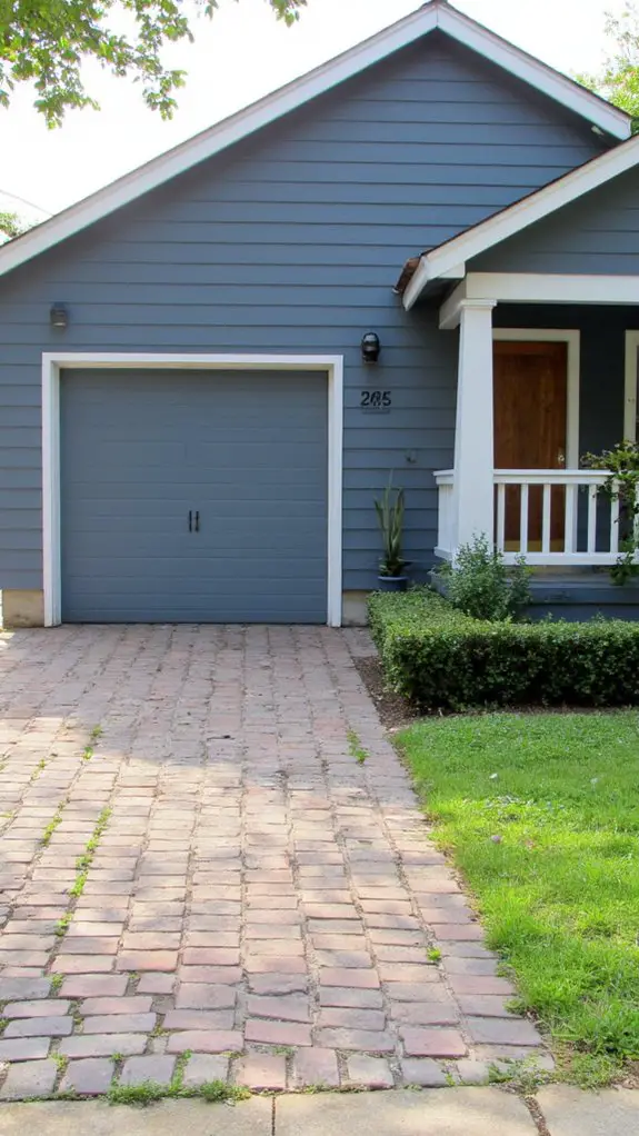 muted slate blue elegance