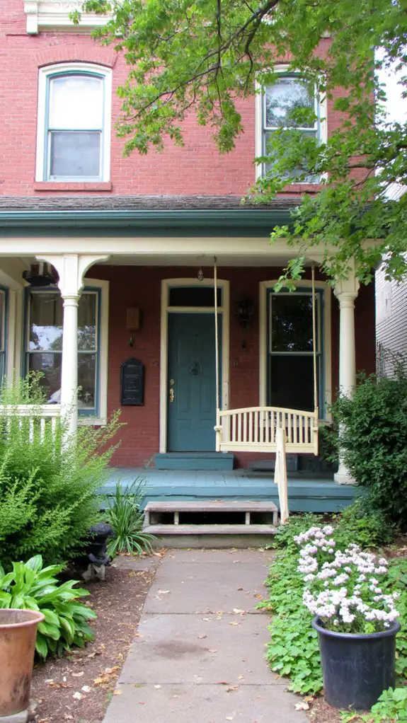 muted teal and cream elegance