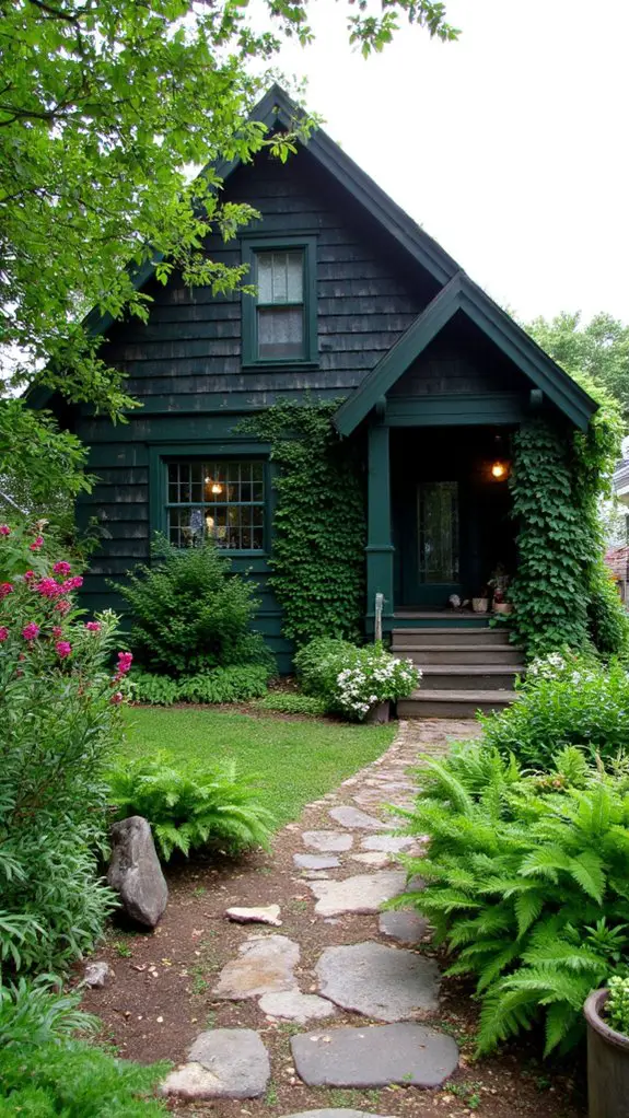 mystical dark green charm