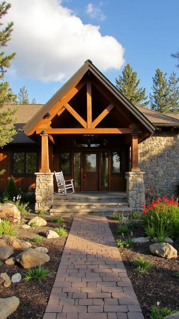 natural stone mountain retreat
