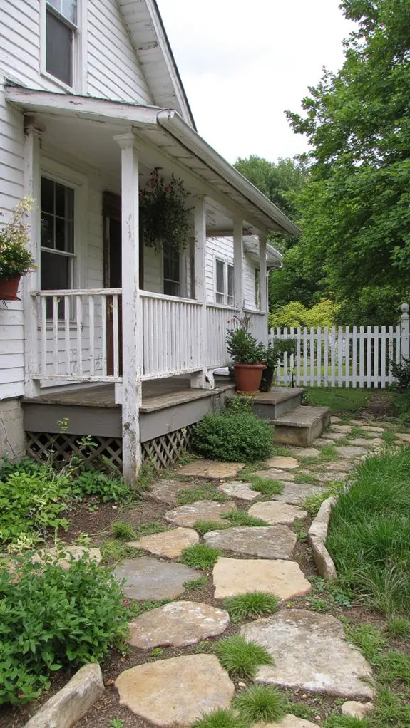 natural stone pathway charm