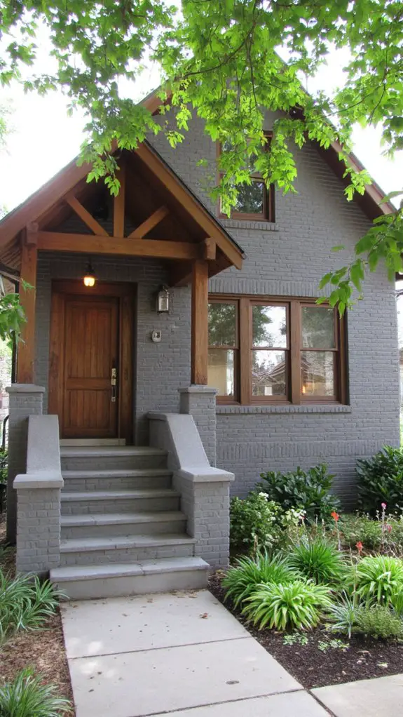 natural wood accents enhance