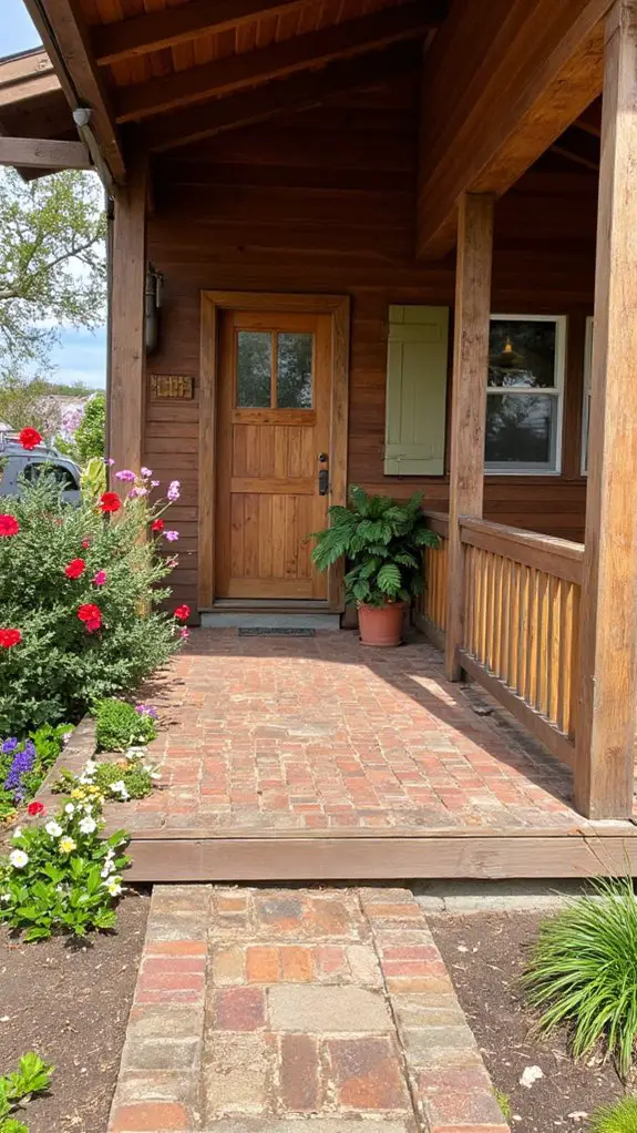 natural wood enhances charm