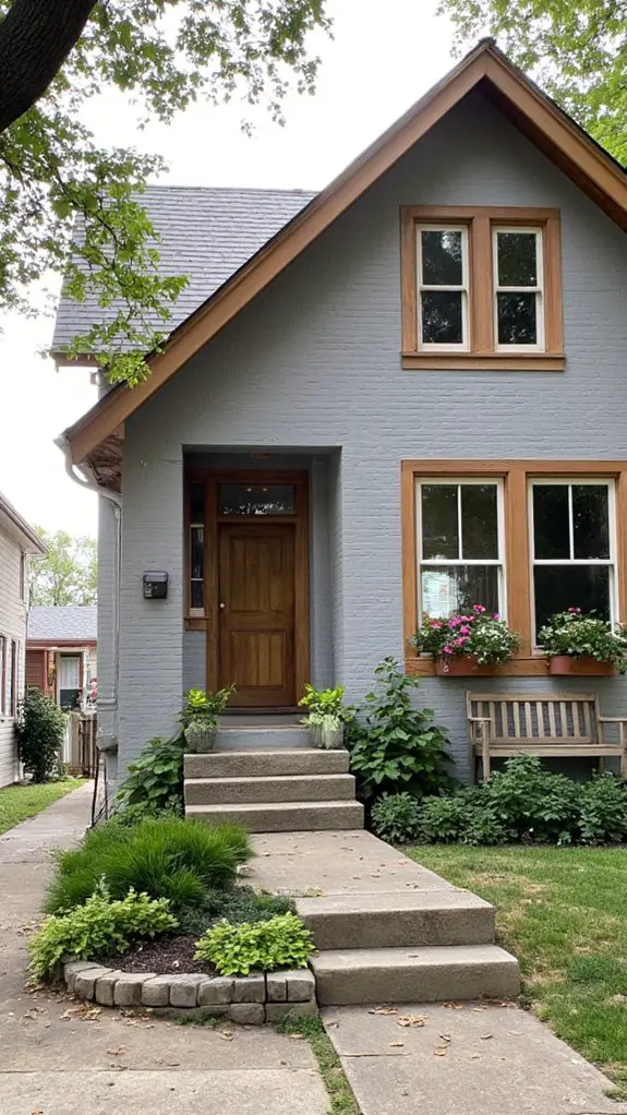 natural wood trim charm