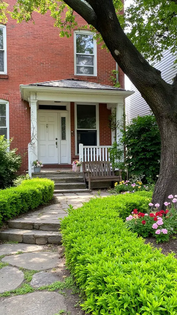 nature enhances brick elegance