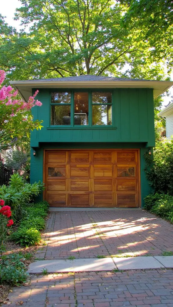 nature inspired garage doors