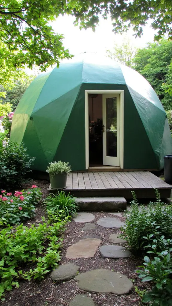 nature inspired geodesic dome retreat