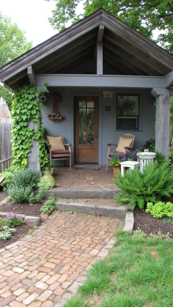 nature inspired tranquil porch