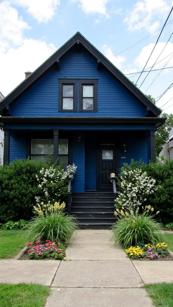 navy and black sophistication