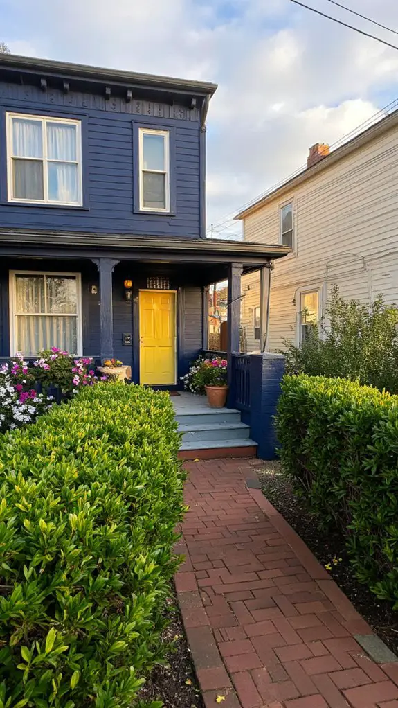 navy and yellow harmony