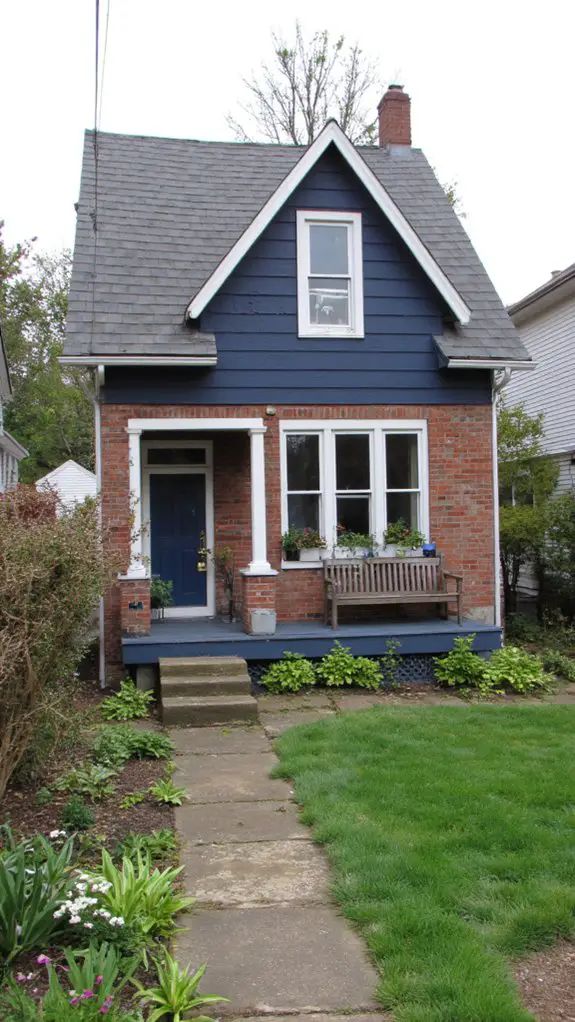 navy blue and gray elegance