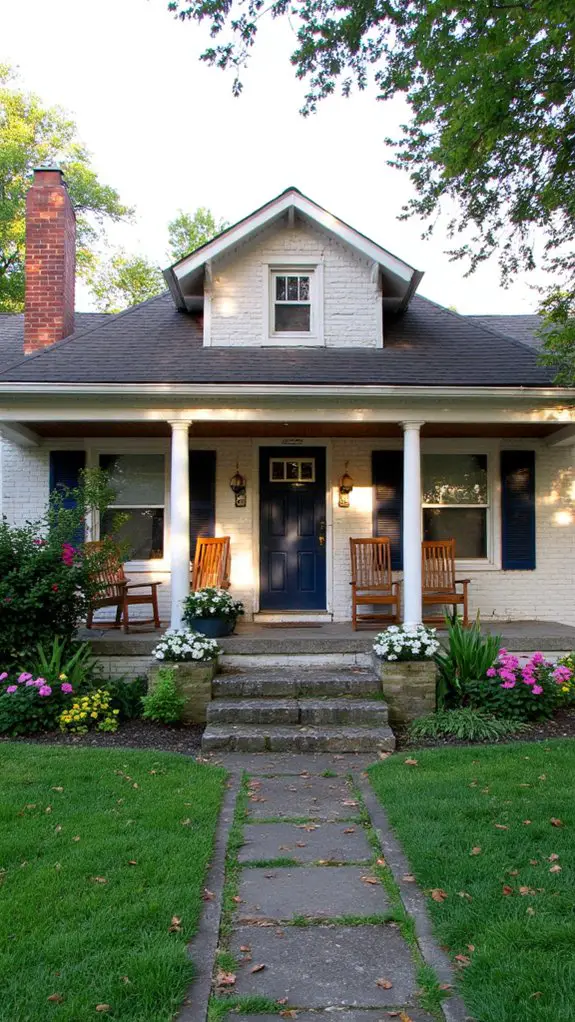 navy blue cream warmth