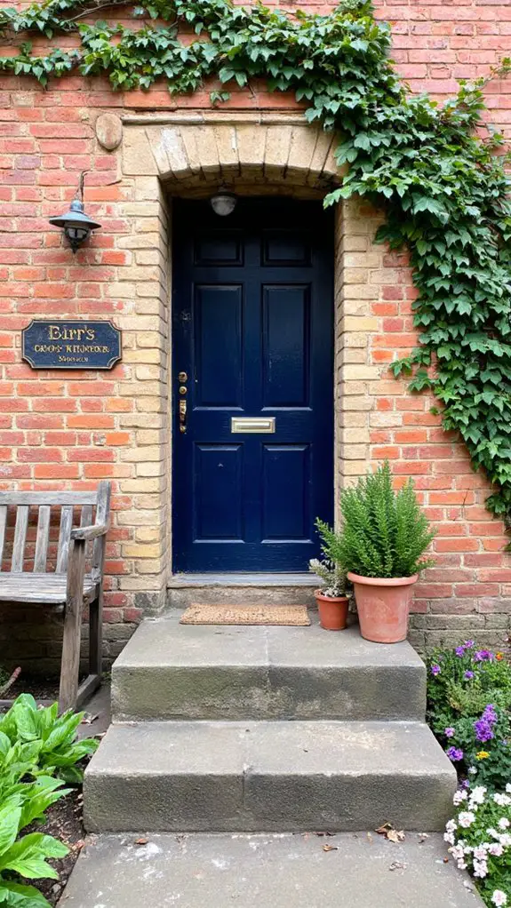 navy blue door charm