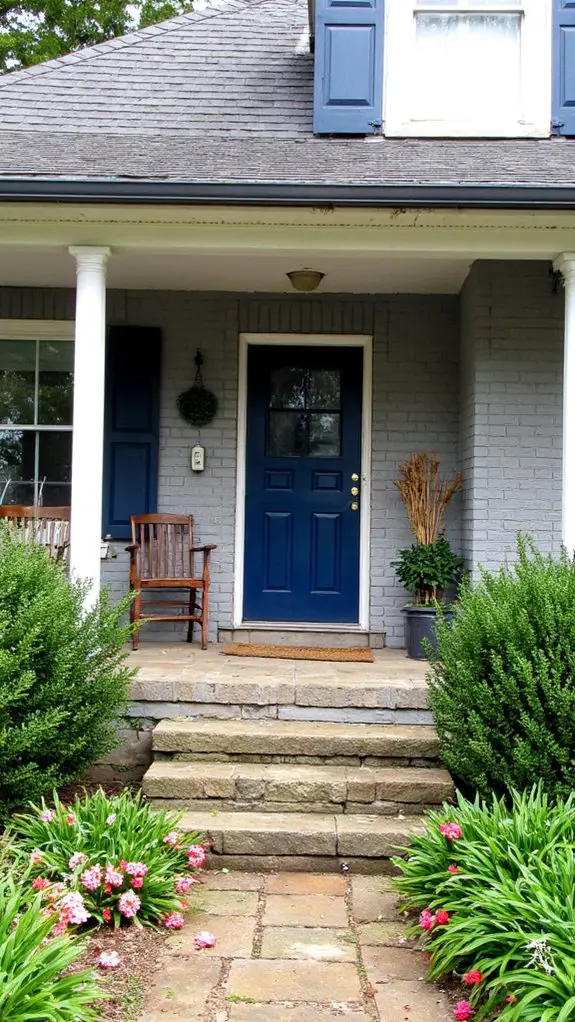 navy blue enhances elegance
