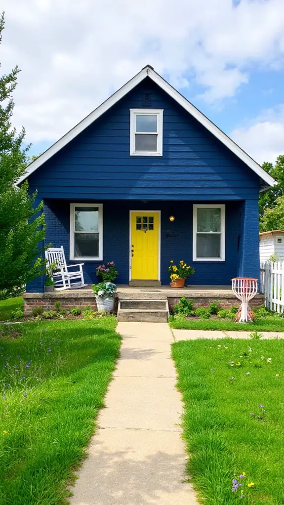 navy blue farmhouse charm