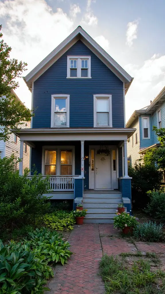 navy blue gray elegance