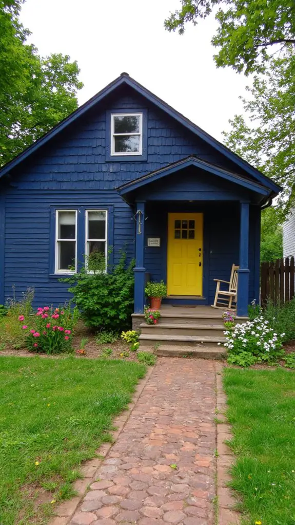 navy blue rustic charm