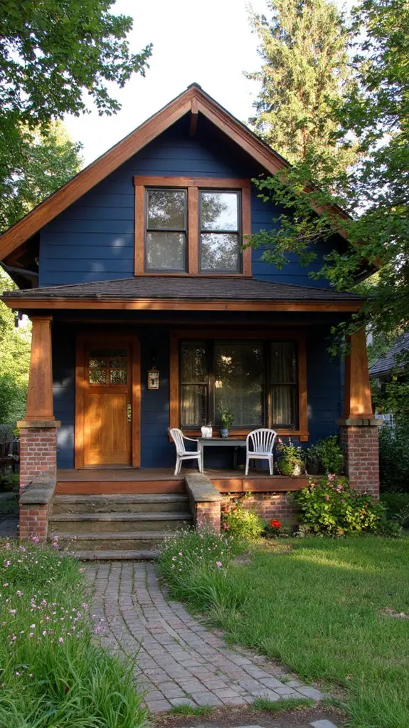 navy cedar rustic elegance