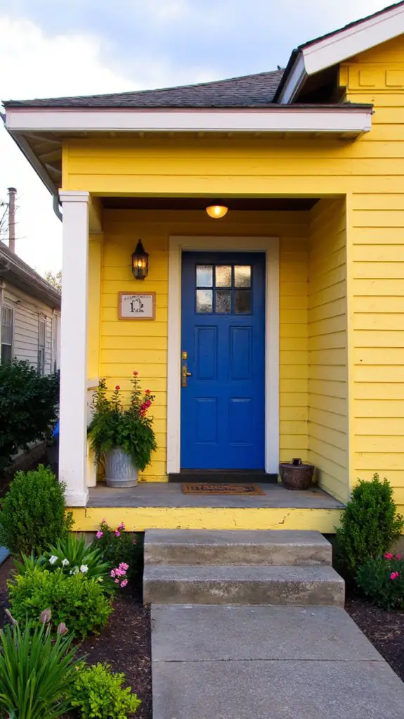 navy enhances yellow homes