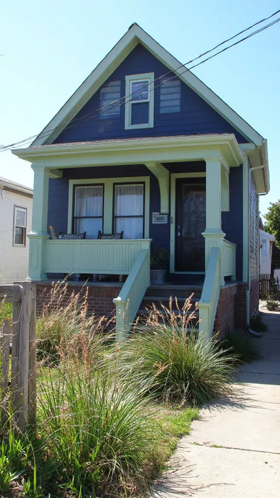 navy green coastal elegance