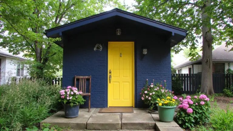 18 Navy House With Yellow Door Ideas That Catch Attention navy houses with yellow doors