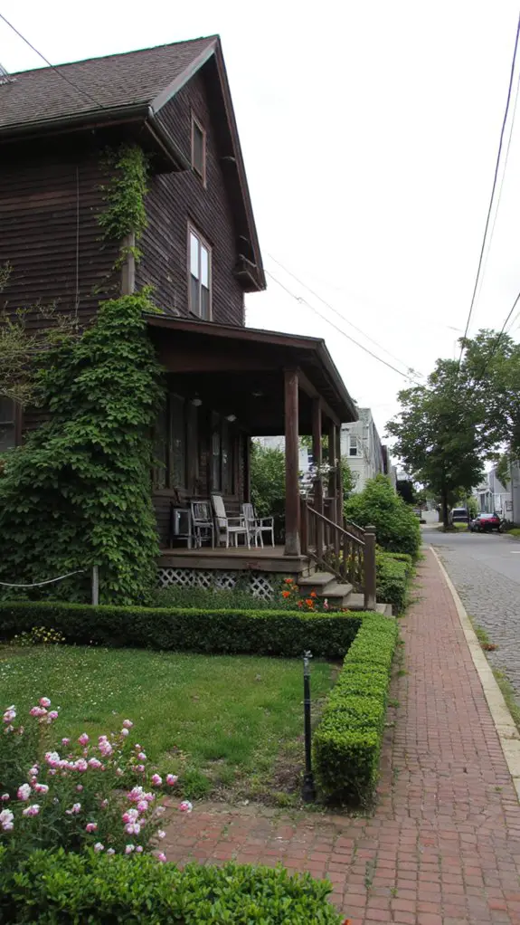 nostalgic brown house charm