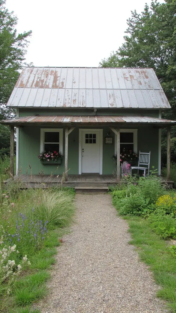 nostalgic rustic green charm