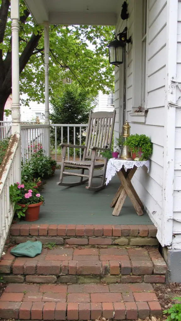 nostalgic vintage porch decor