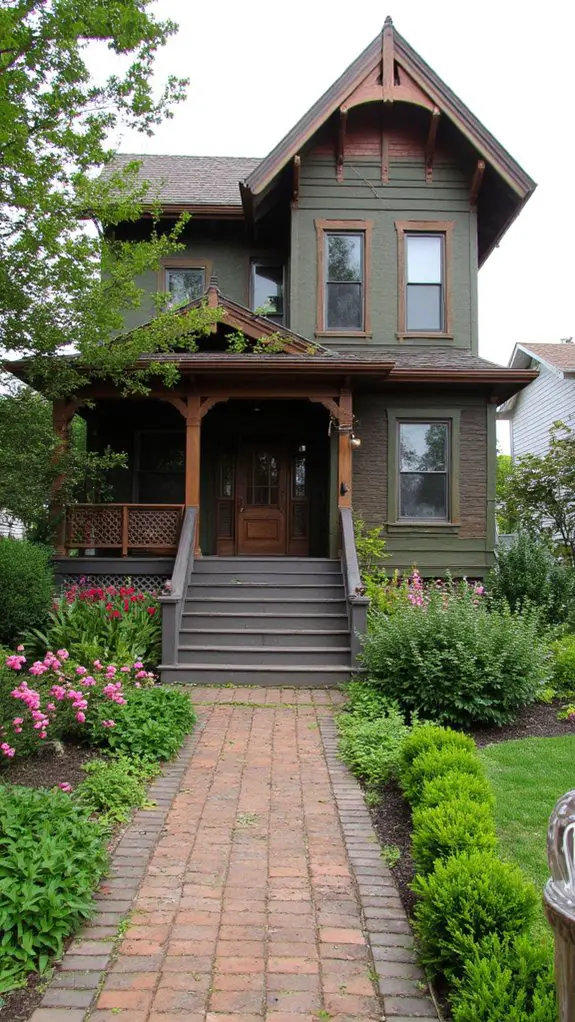 olive and copper harmony