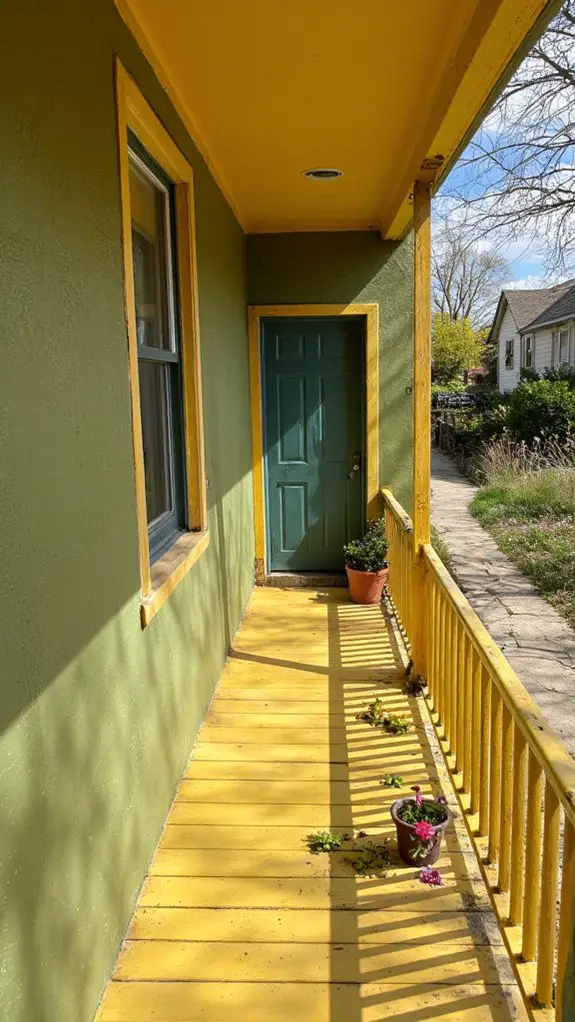 olive green house charm