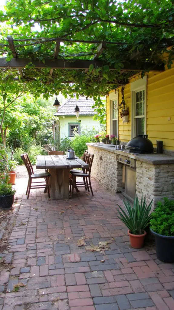 outdoor cooking and entertaining