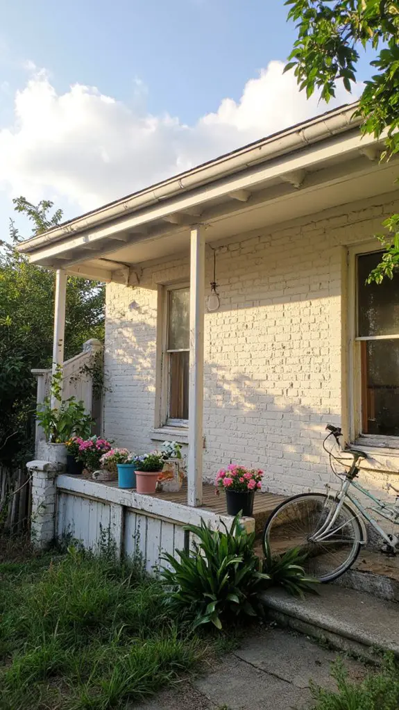 pastel accents enhance warmth