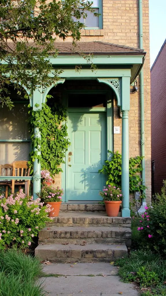 pastel jade green elegance
