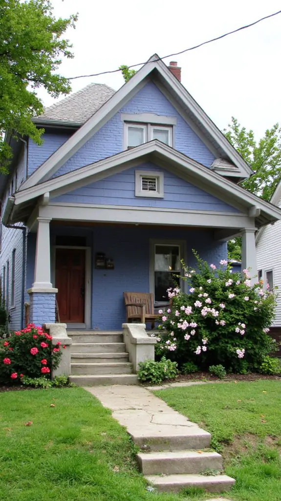 periwinkle and grey elegance