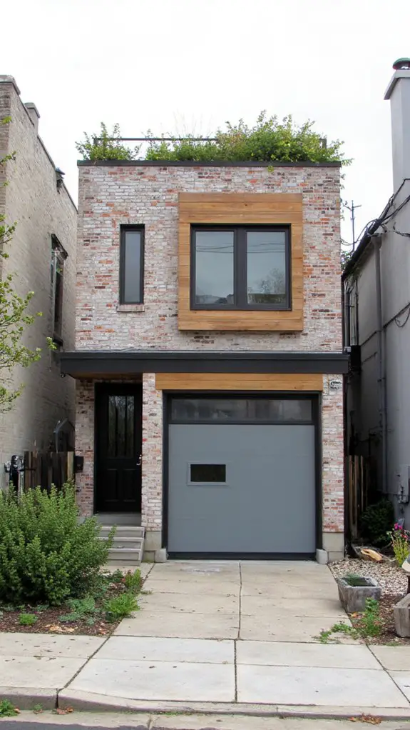 rooftop garage with views