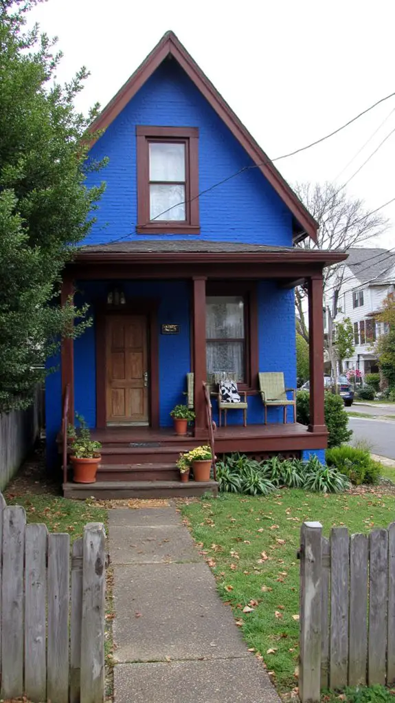 royal blue and cherry