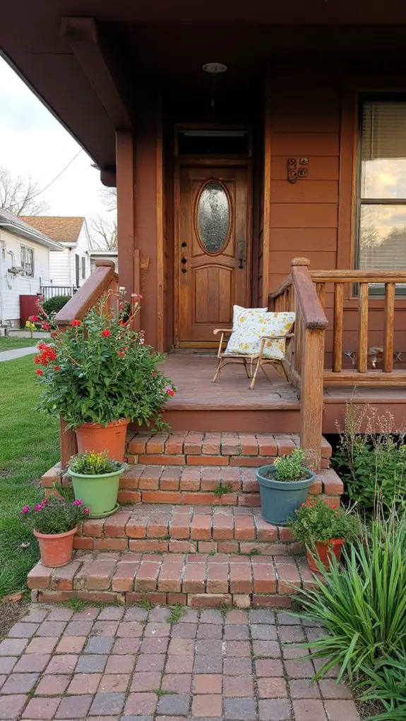 rustic bench from reclaimed wood