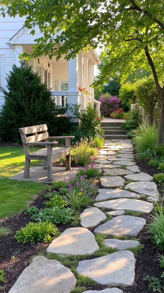 rustic charm durable walkways