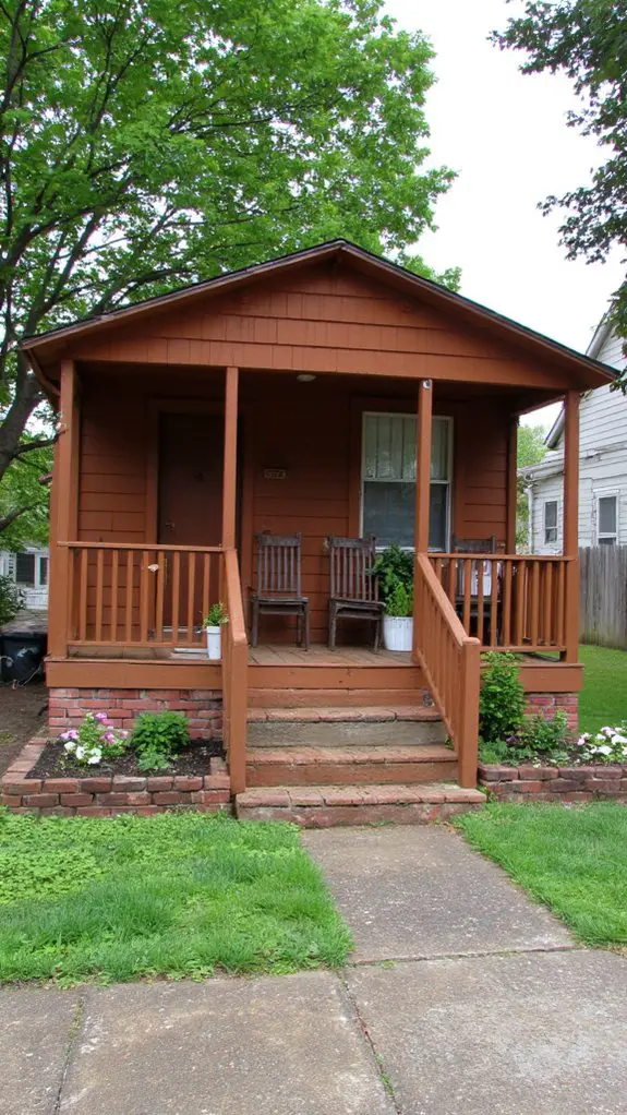 rustic charm with burnt umber