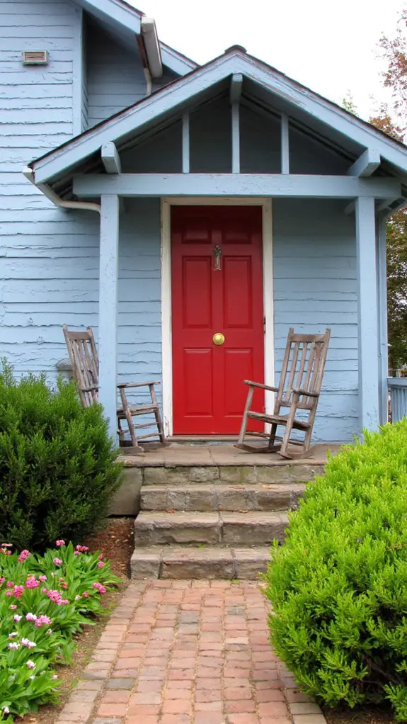 rustic charm with contrast