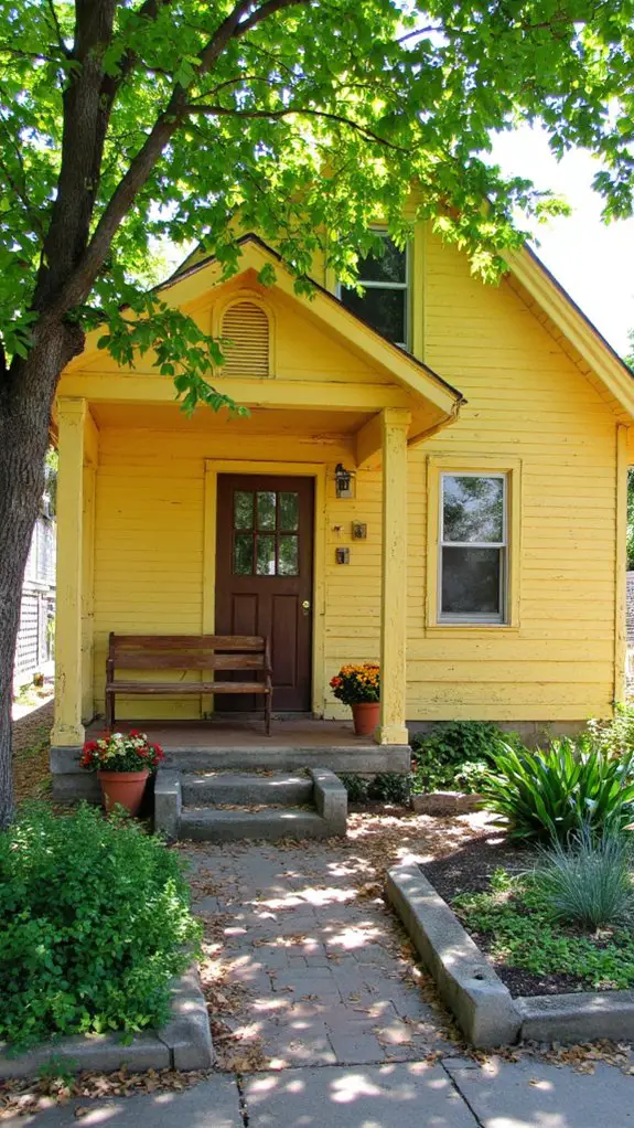 rustic charm with marigold