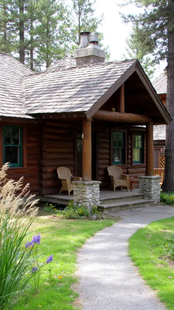 rustic comfort in nature