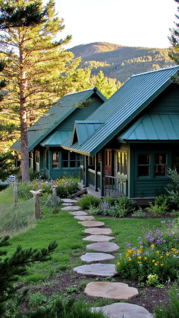 rustic contemporary mountain lodge